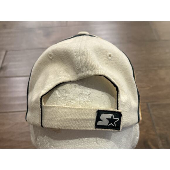 Vintage Team Starter Mens Green Oregon Ducks Adjustable Strapback Hat Cap - Picture 5 of 7